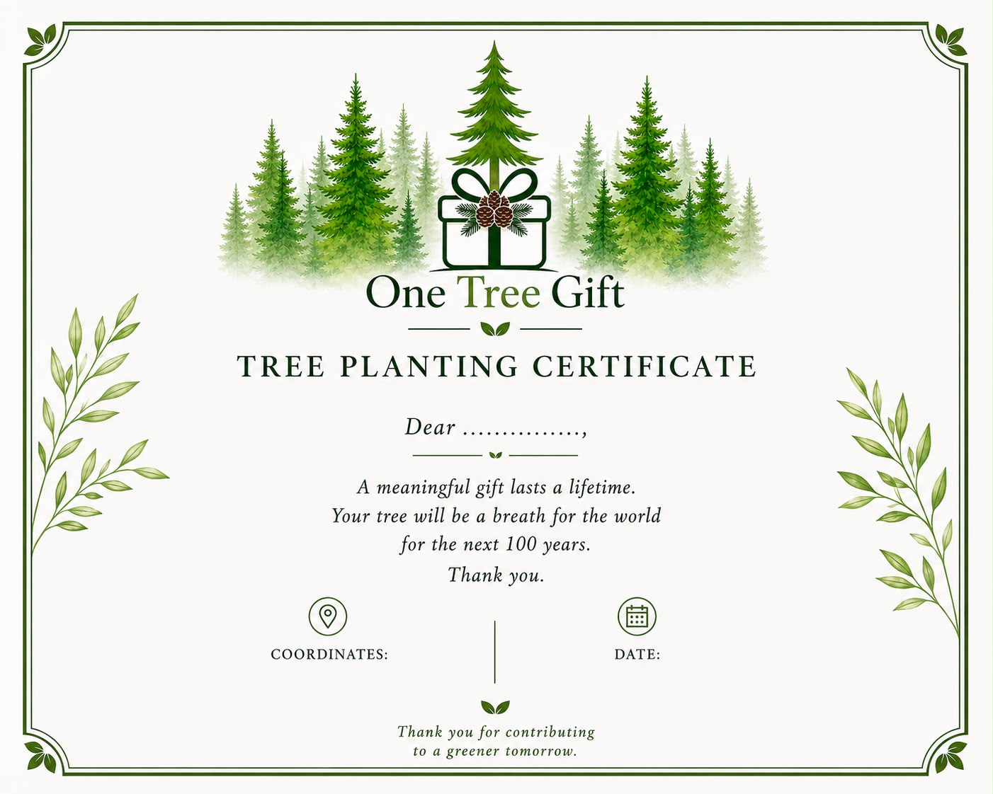OneTreeGift - Family Package